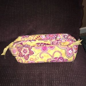 Vera Bradley makeup bag waterproof inside. New
